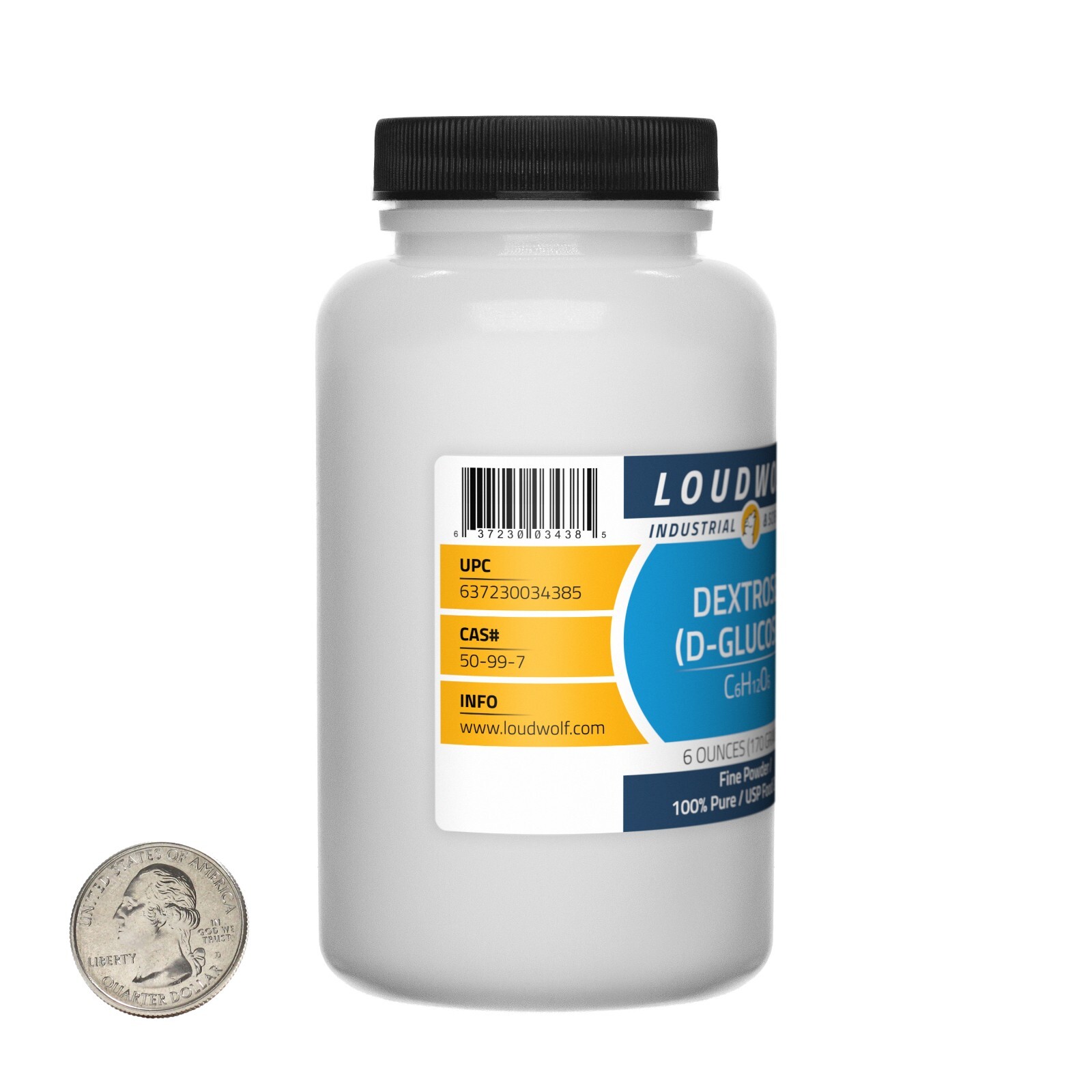 Dextrose / 1.1 Pounds / 3 Bottles / 100% Pure USP Food Grade / Fine Powder / USA