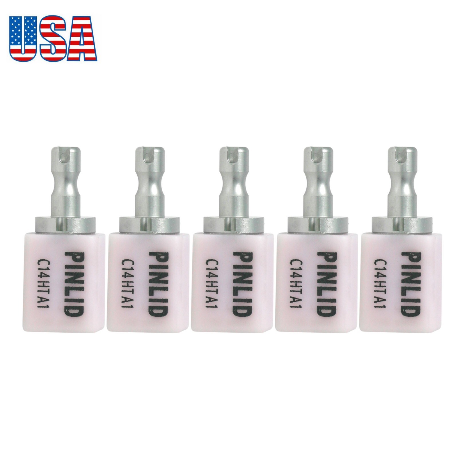 5PCS C14 Dental Emax Glass Ceramic Blocks Lithium Disilicate CAD/CAM CEREC Block