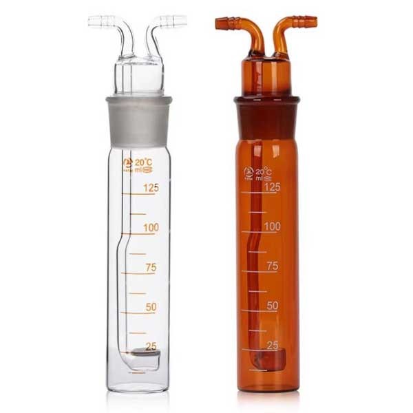 10ml – 250ml Glass Smoke Gas Sampling Tube Gas Collecting Bottle Lab Supply