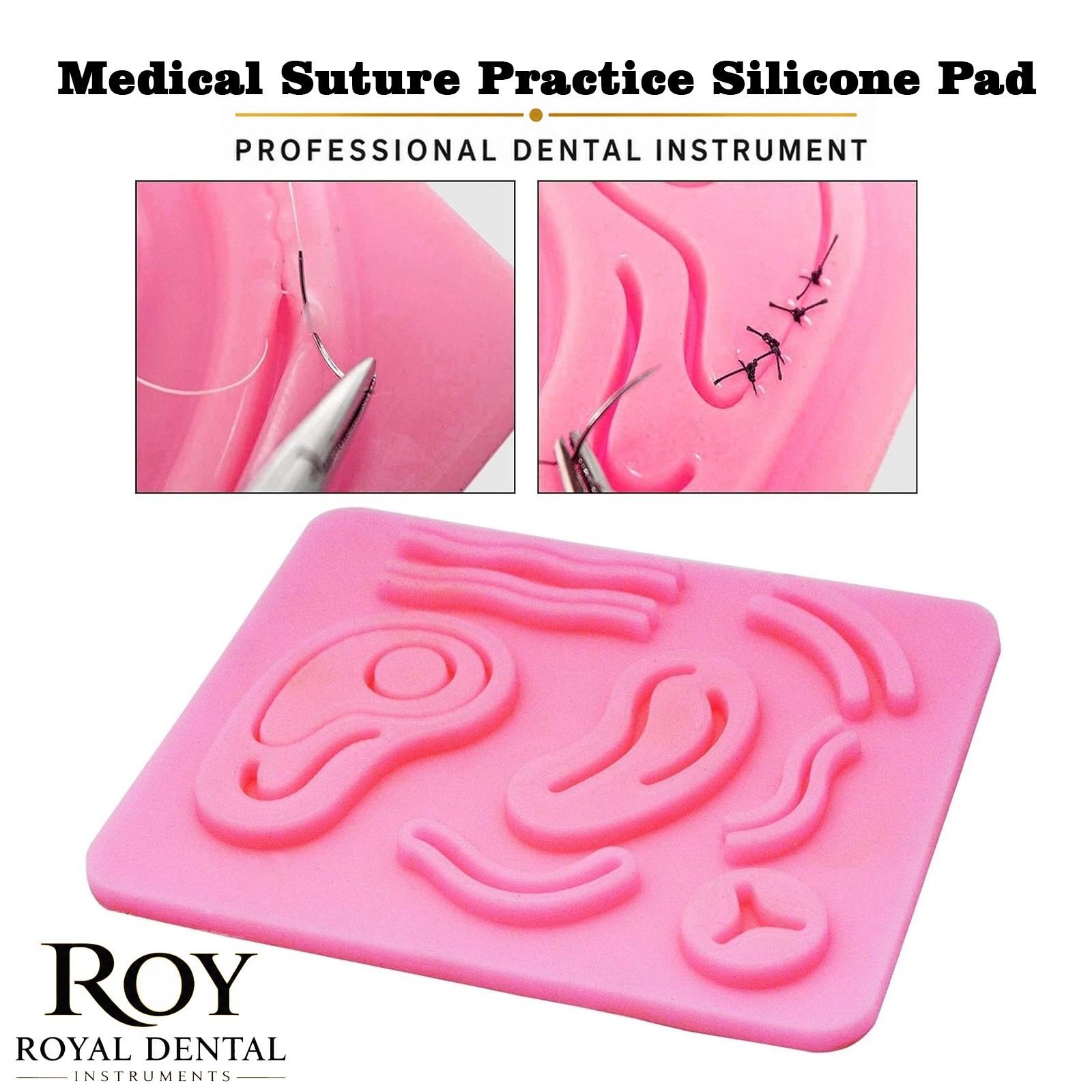 New Medical Skin Suture Practice Silicone Pad Wound Simulated For Training Kit