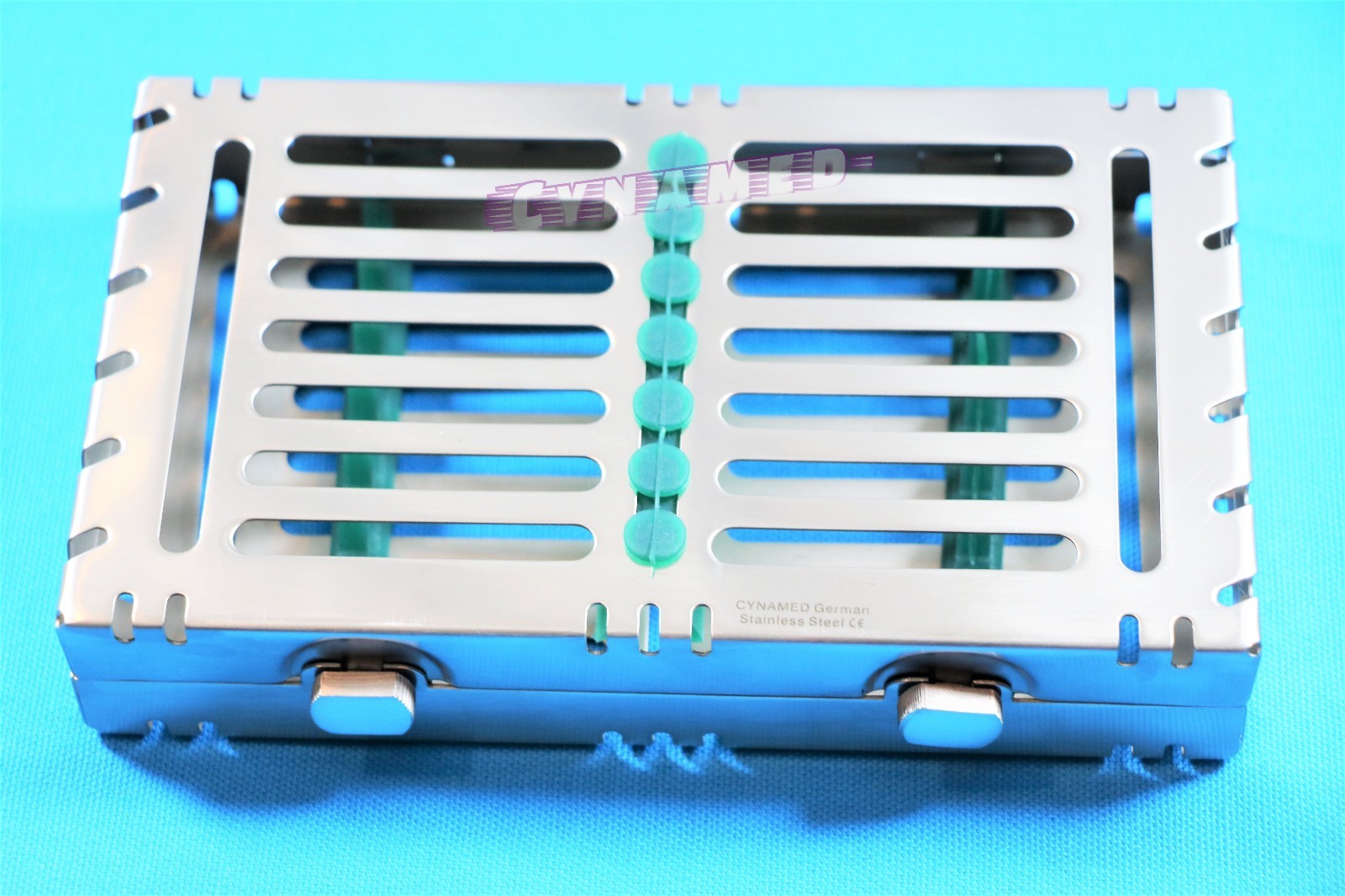 5PCS STERILIZATION CASSETTE FOR 7 INSTRUMENTS GERMAN PREMIUM 2 BUTTON DETACHABLE