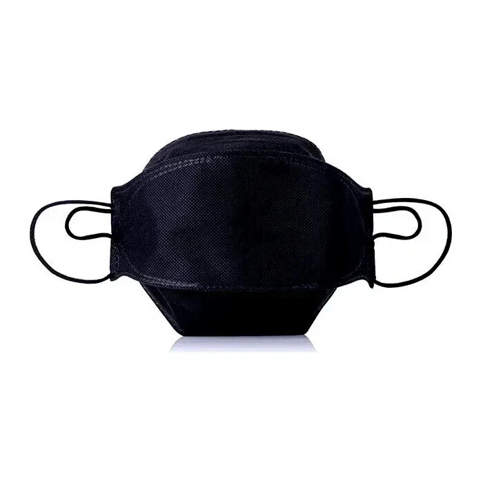 LG Airwasher KF94 Disposable Face Mask Black Breathable Reusable 4-Ply 10 Packs