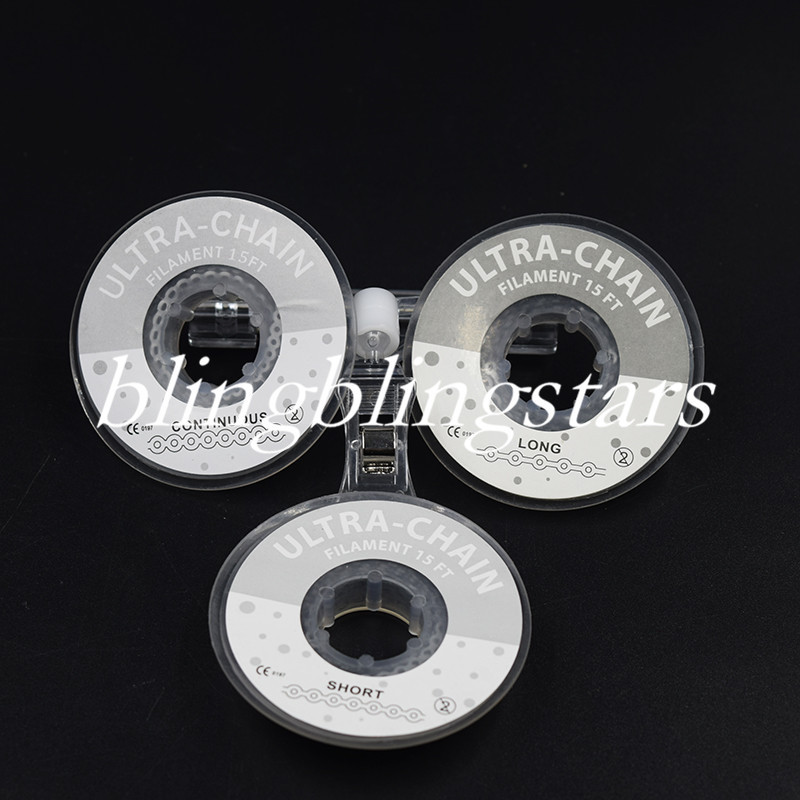 Dental Orthodontic Elastic Power Chain Rubber Band Long/Short/Continuous Grey
