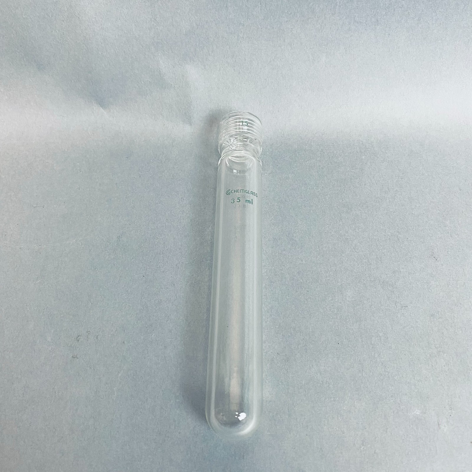Chemglass Heavy Wall Pressure Vessel 35 ml 25.4 mm OD 190 mm Length Lot of 2