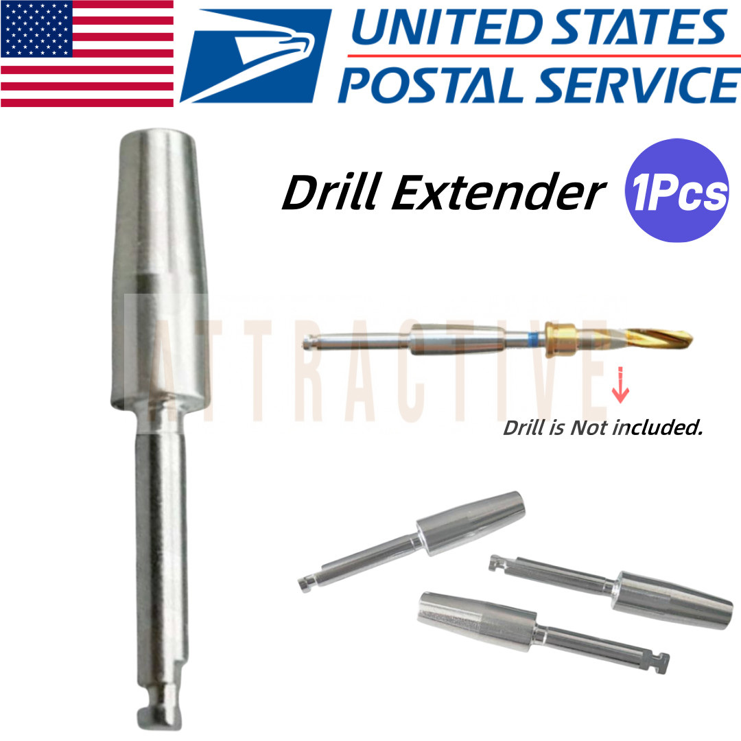 1Pcs Dental Universal Drill Extender Implant Drills Bur Length Extension Bar Rod