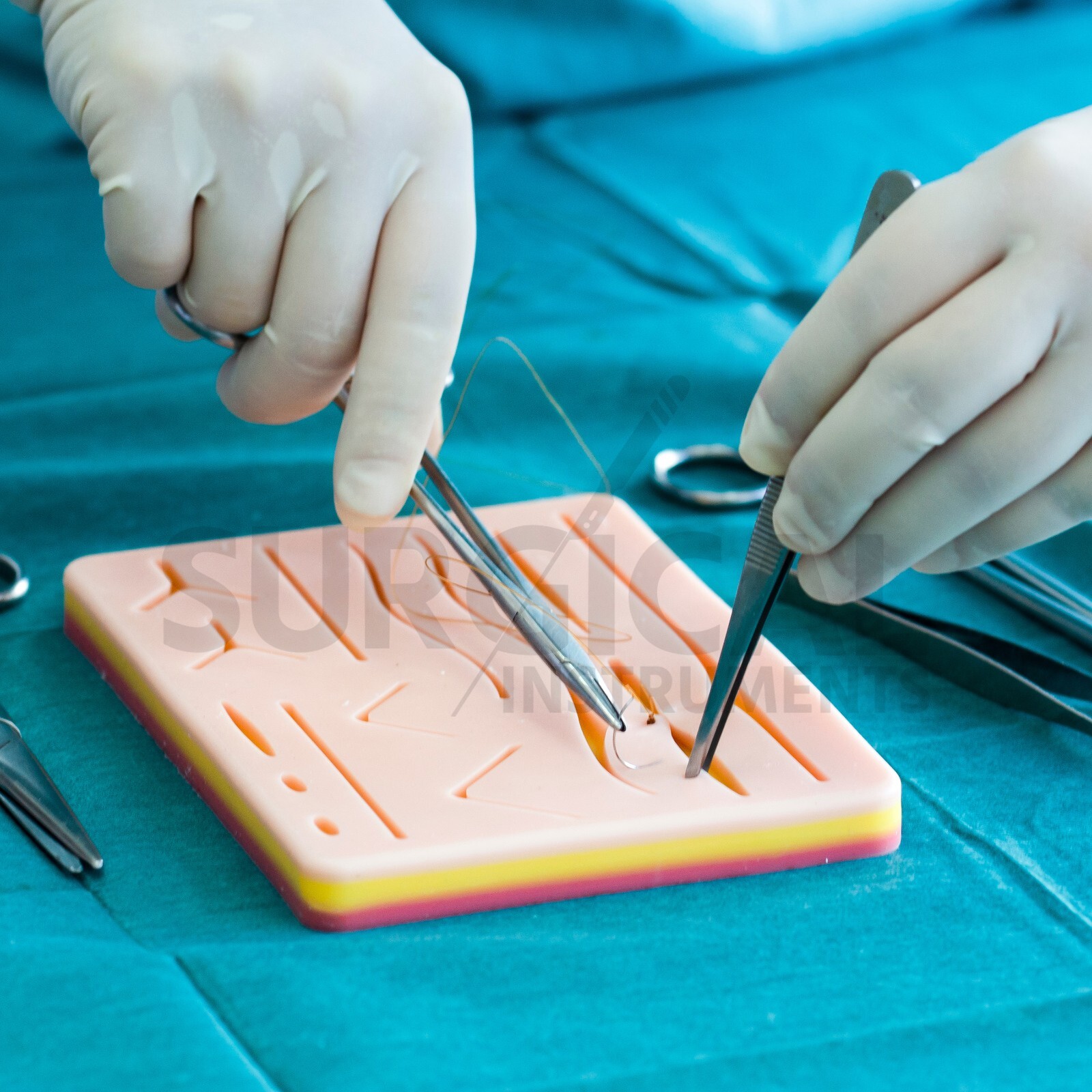 19 Piece Practice Suture Kit Set for Medical and Veterinary Student Training