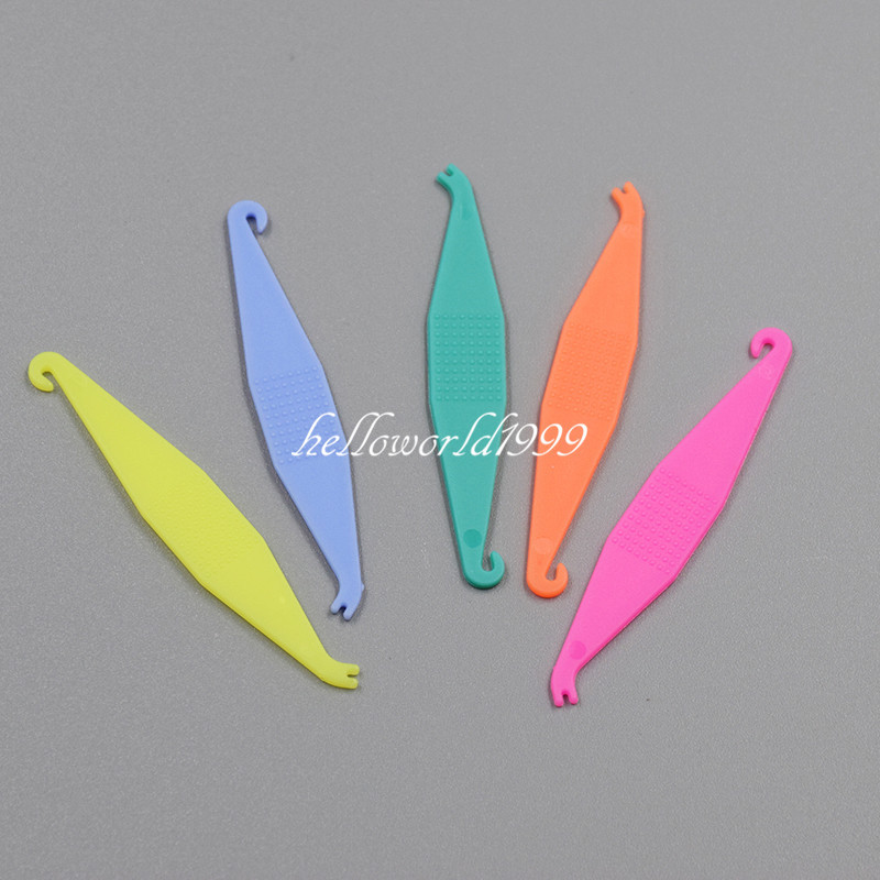 100Pcs Orthodontic Elastics Placer Remove for Braces Elastic Rubber Band Placers