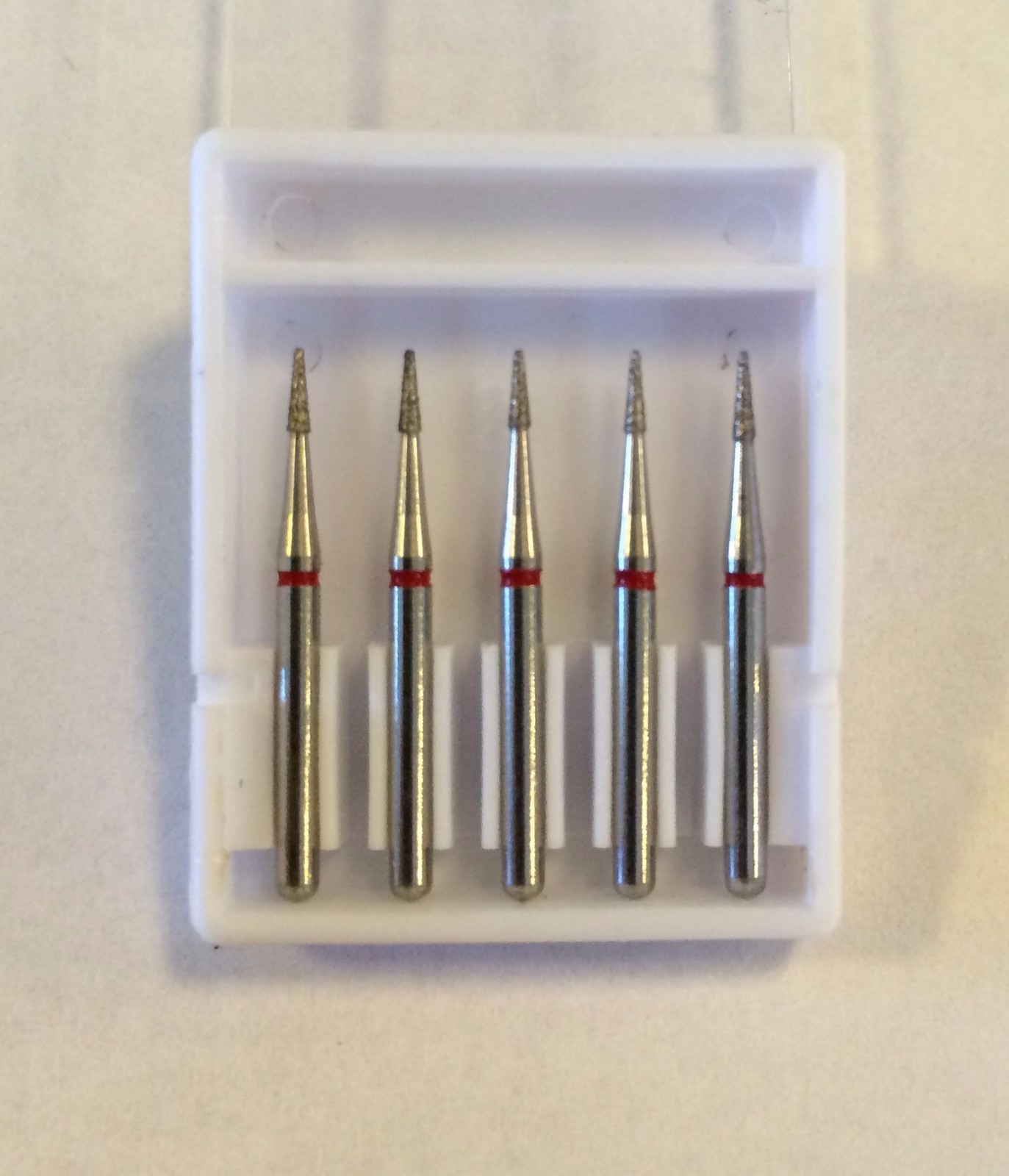 Crosstech High Speed Diamond Dental Bur Trim & Finish Fine DET4F 133-010 5pk