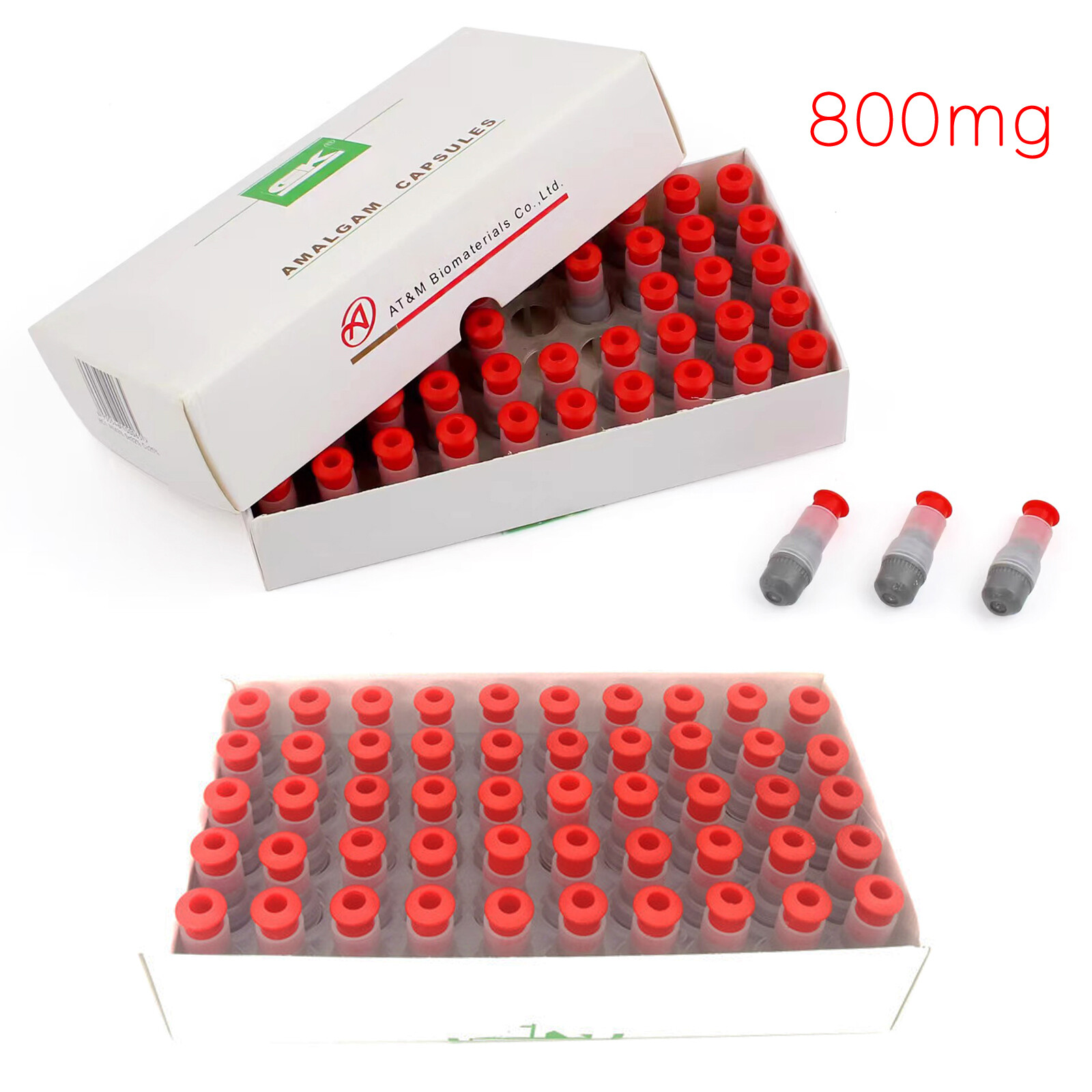 50-500 Amalgam Dental Alloy Spill Regular Set 200mg/400mg/600mg/ 800mg Zinc Free