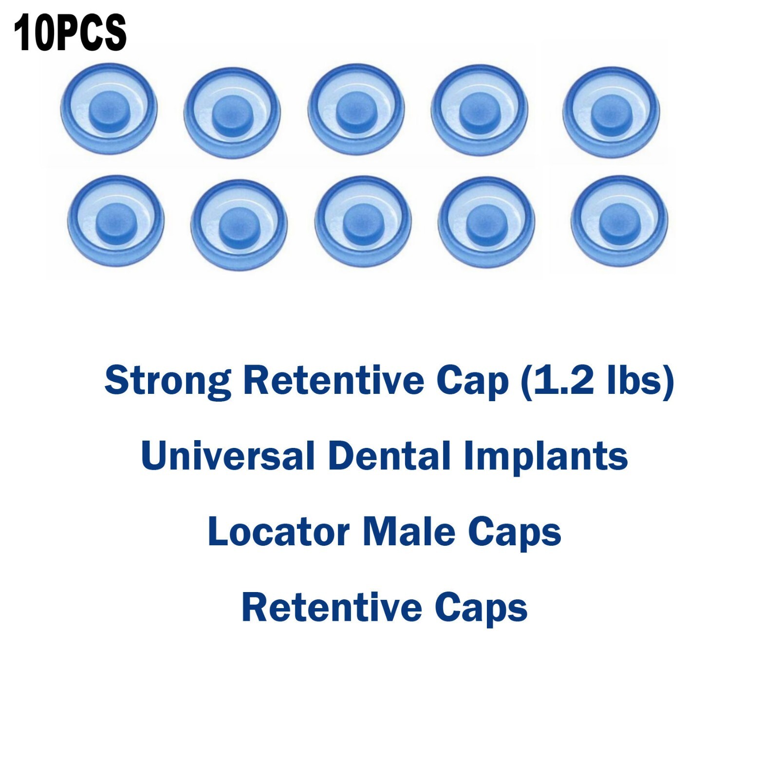 Dental Strong Retentive Caps Overdenture Metal Housing Attachments Abutments