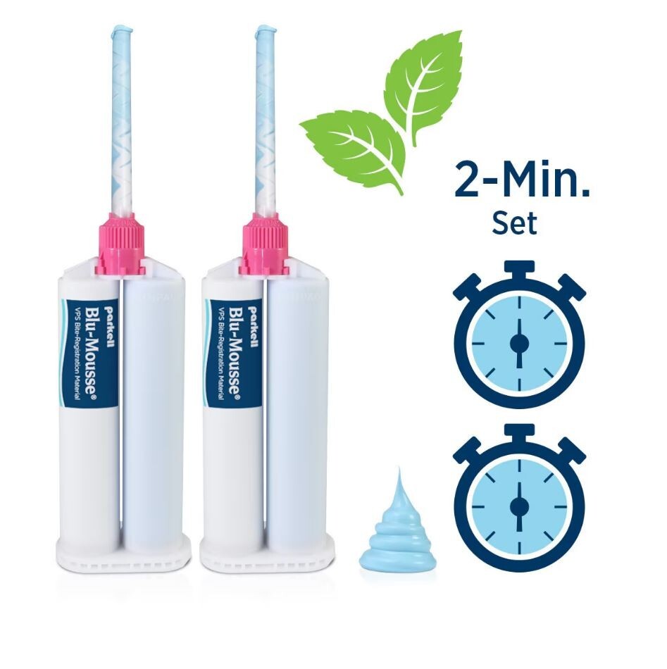 *1-Kit* Parkell Blu-Mousse Classic Peppermint 2-Min Set S437S