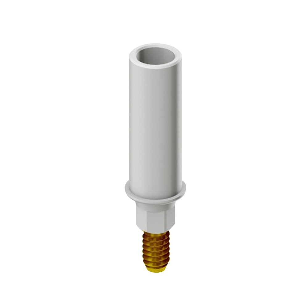 Adin NP Engaging Plastic Cylinder Casting Abutment 3.7mm x GH 0.7mm x 11mm (NP00