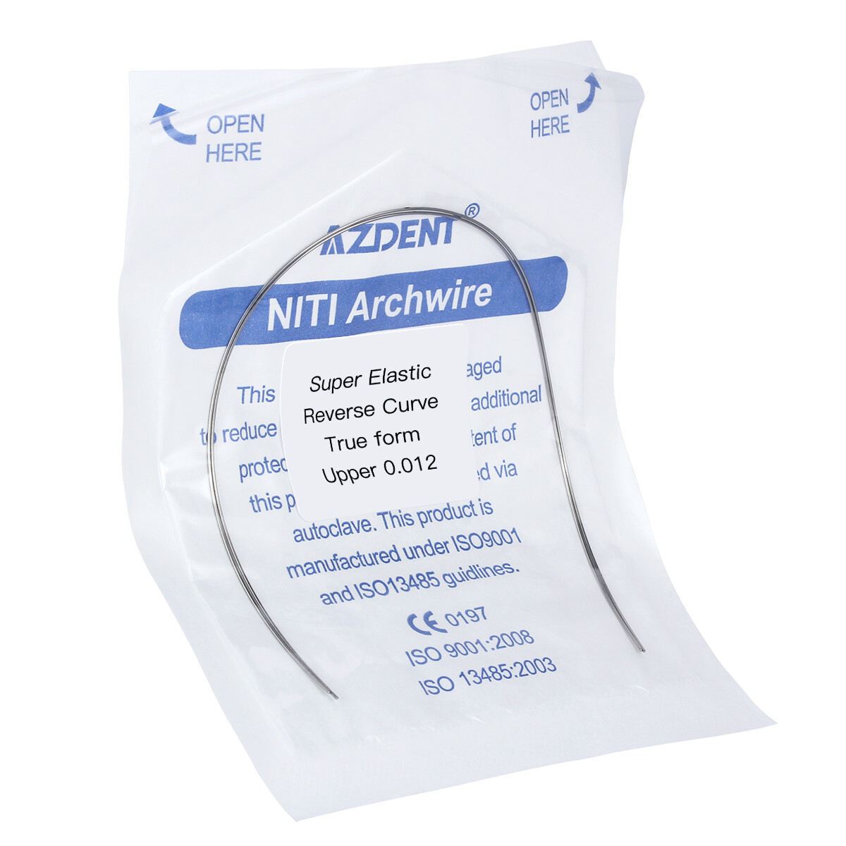 Dental Ortho Super Elastic Arch Wire NITI Reverse Curve Round/Rectangular True