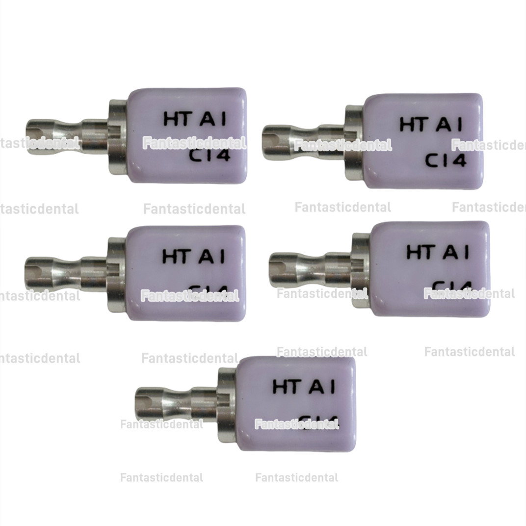 High Transparency Dental Glass Ceramic Liithium Disslicate Blocks C14 CAD