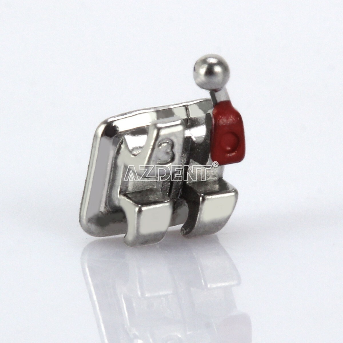AZDENT Dental Orthodontic Brackets Braces MIM Monoblock Roth.022 Hook 3-4-5