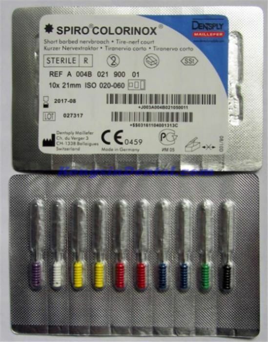 Dentsply barbed broaches 3 pack of 10 All sizes Swiss Made –