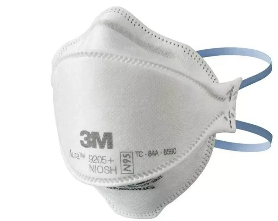 New! 3M Aura 9205+ N95 Particulate Respirator Disposable Protective Mask 20 PCS