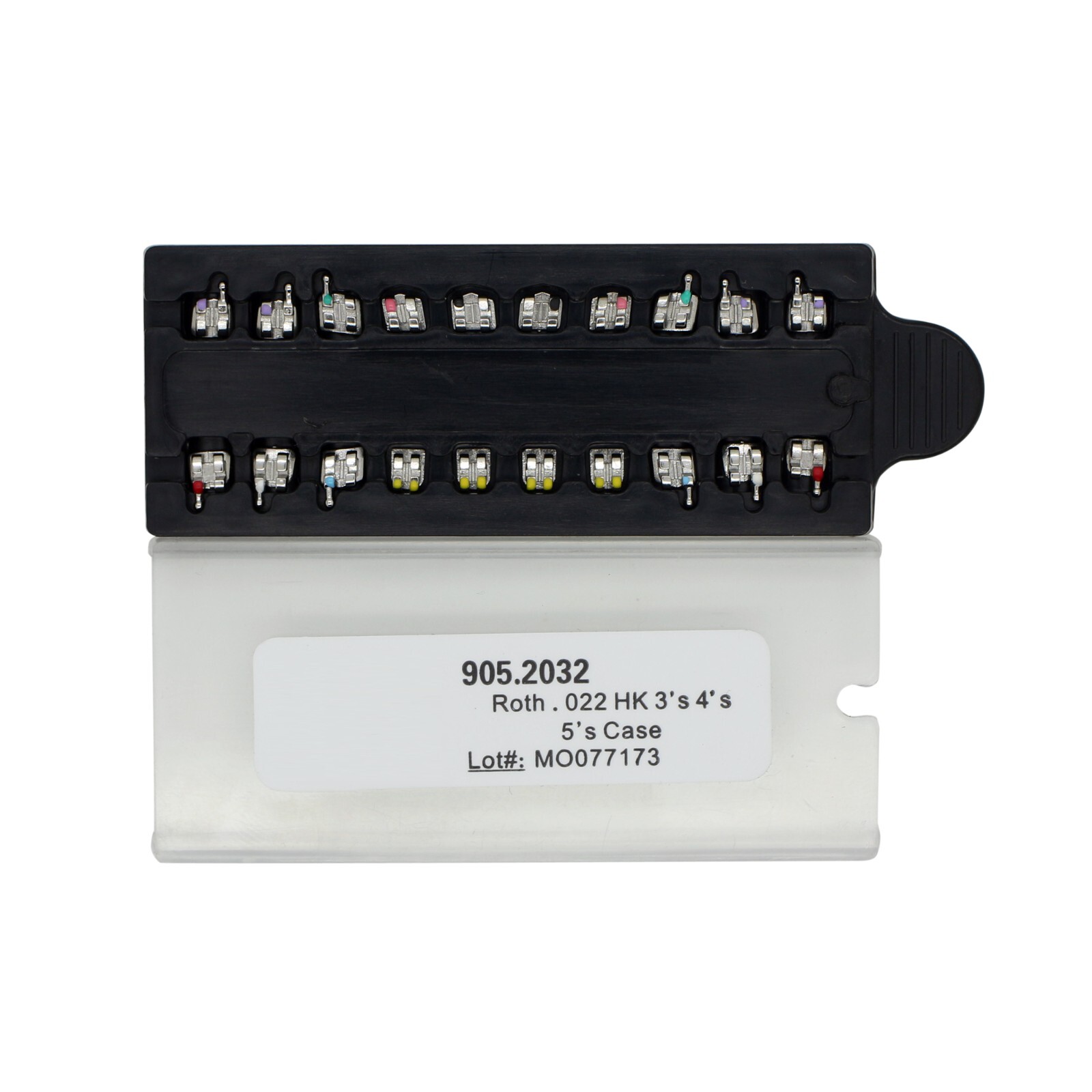 Orthodontic Dental Brackets Brace Mini Roth MBT 018 022 Slot 345 Hooks Metal MIM
