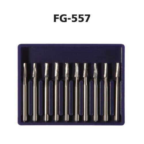 Dental Tungsten Carbide Bur FG Drill Round Type For High Speed Handpiece FG-557
