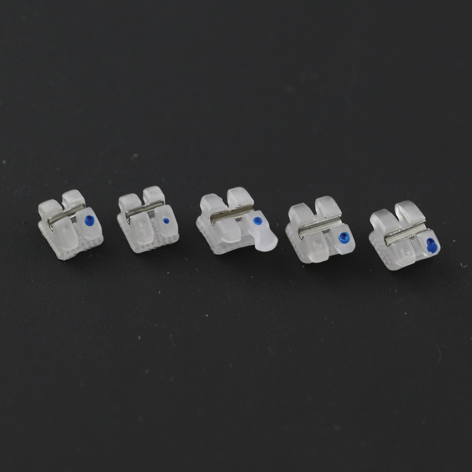 Orthodontic Roth 018/022 Metal Slot Ceramic Bracket 5-5 3M Clarity Aesthetic