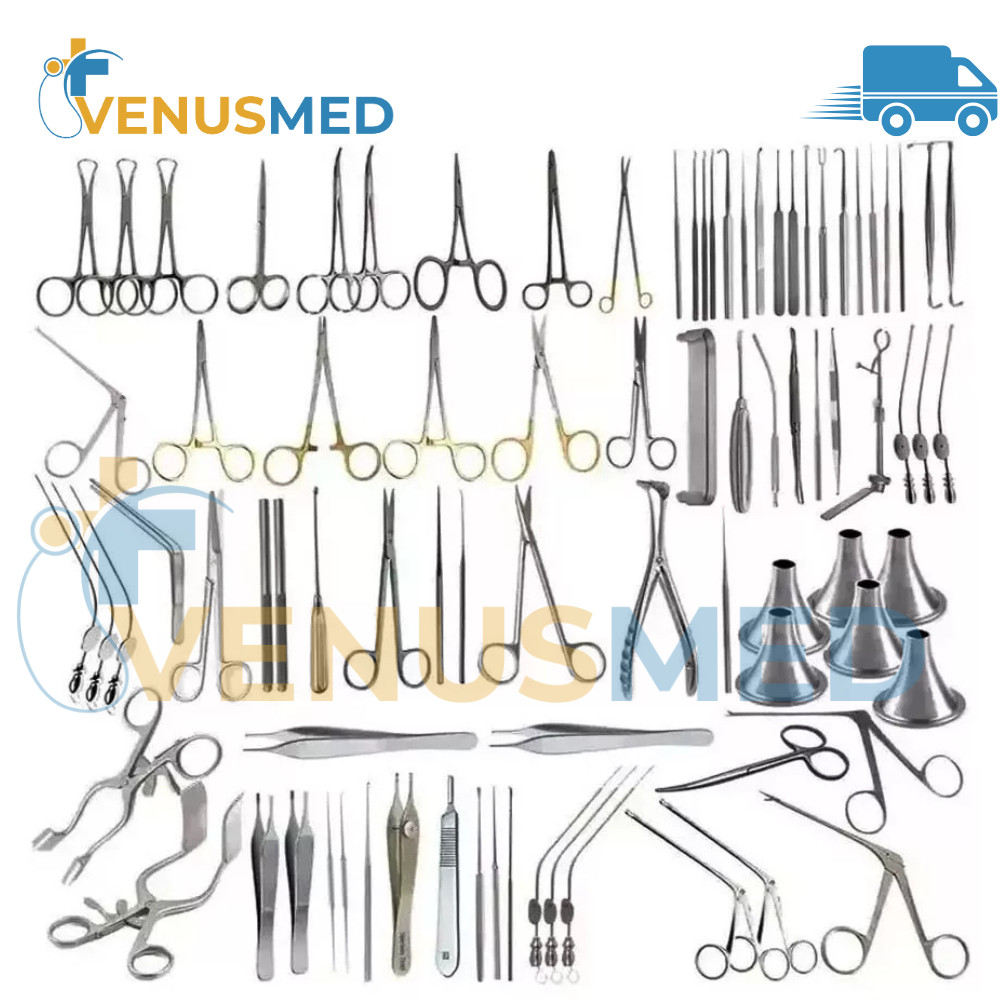 Tympanoplasty New Instruments 101 PCs Set Micro Ear Surgery ENT Instruments