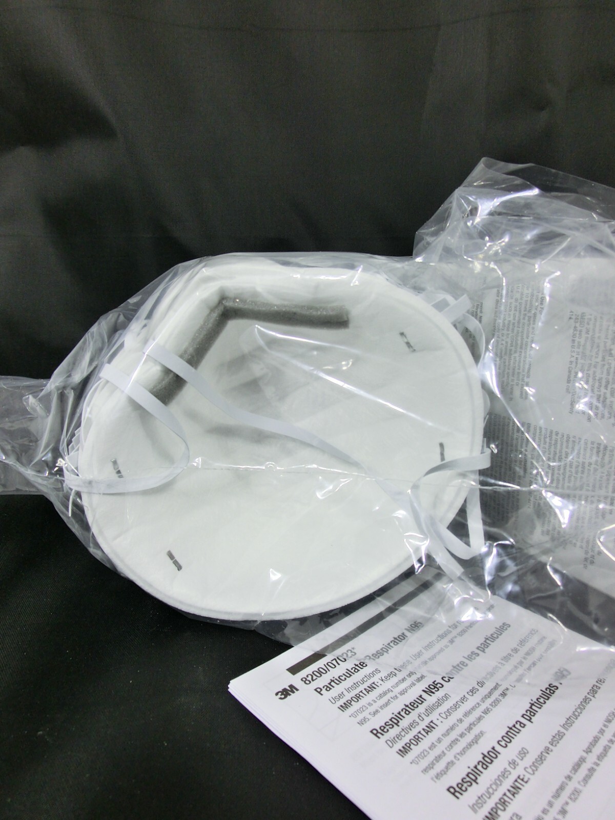 1 CASE of 3M 8200 N95 Particulate Respirator Protective Sanding Grinding Masks
