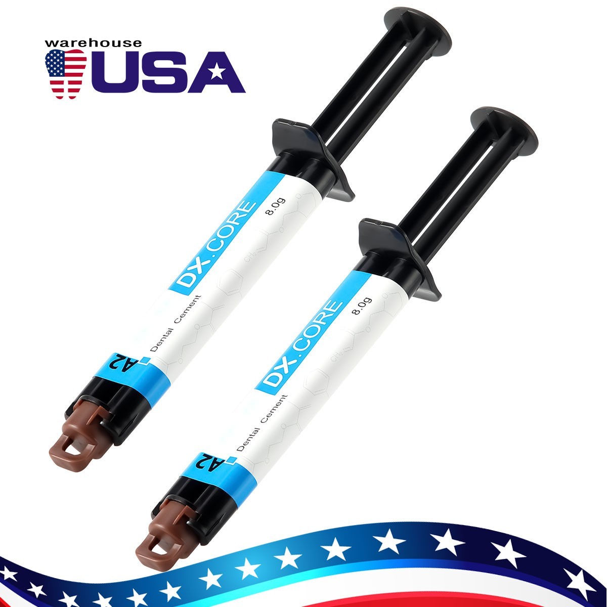 DX.CORE Dental Dentex Dual light and self Cured Composite Resin A3 /A2