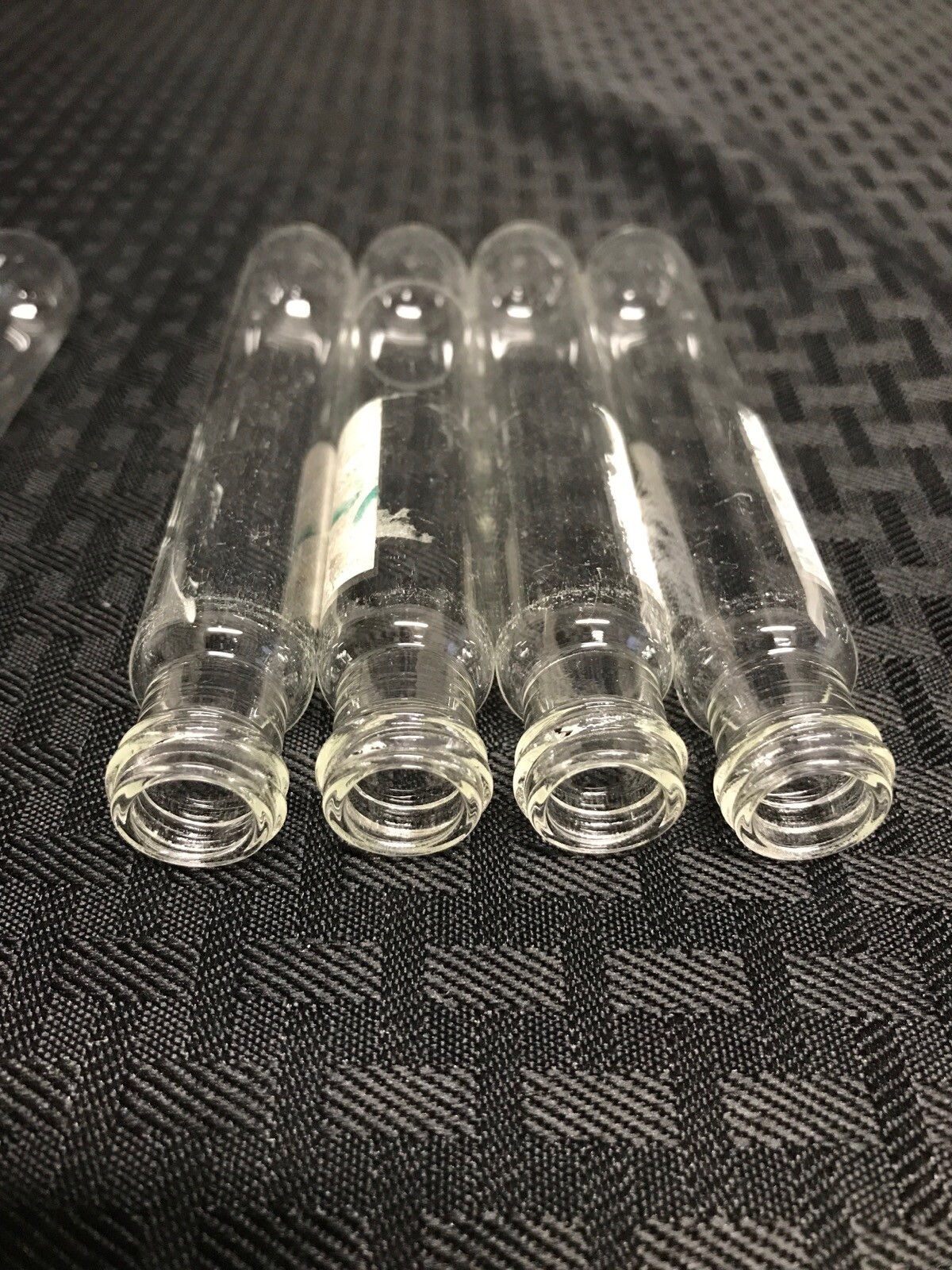 (10) Lab Glass 25mL Reusable Culture Tubes 20 x 125mm 18-415 Thread No Cap
