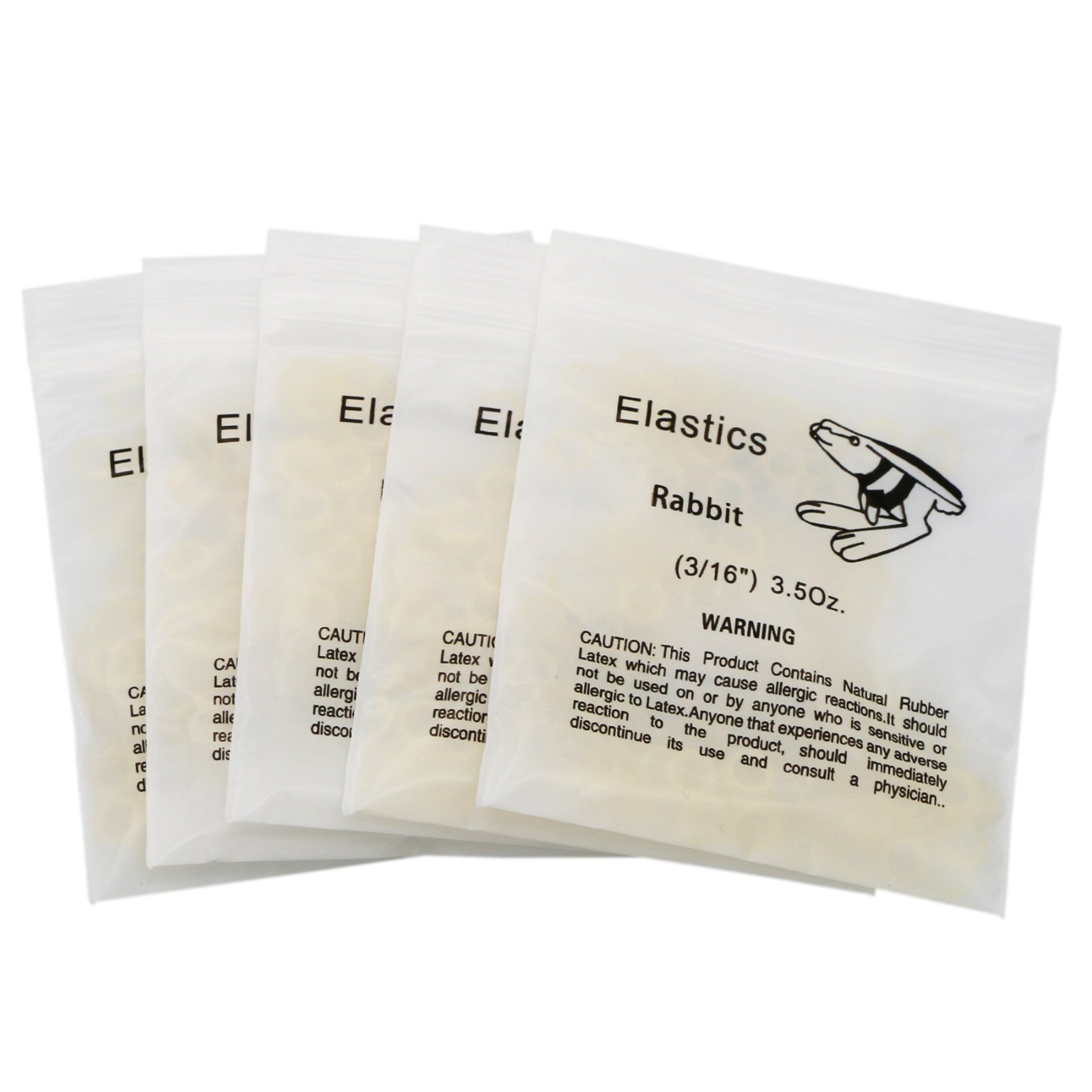 US 10Packs Dental Orthodontic Elastics Rubber Bands 3/16-3.5OZ Ortho Latex Brace