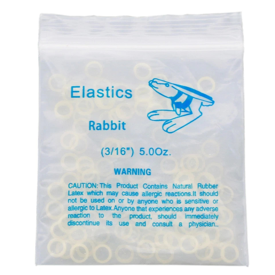 US Orthodontic 5.0Oz Elastics Braces Rubber Bands Latex Braces 1000/2000/3000Pcs