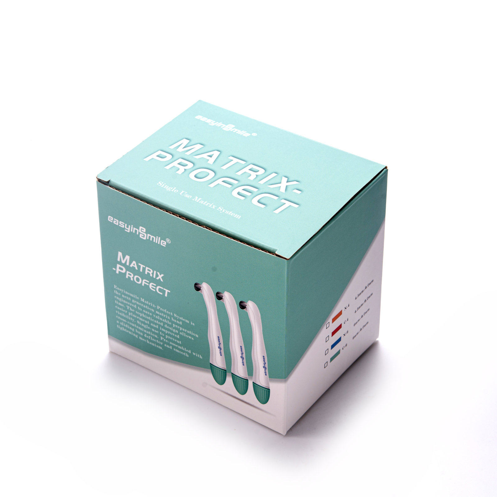 50pcs/box Pro Matrix Dental Bands Adjust Pre Formed 6 MM Curved EASYINSMILE