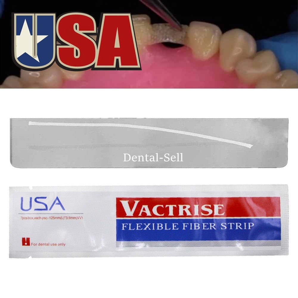 1/7Pc Dental Flexible Glass Fiber Strip Splint Composite Resin Bonding Ribbon US