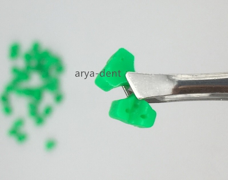 40pcs/bag Dental Silicone Wedge Teeth Filling Add-On Wedges Rubber Delta Ring