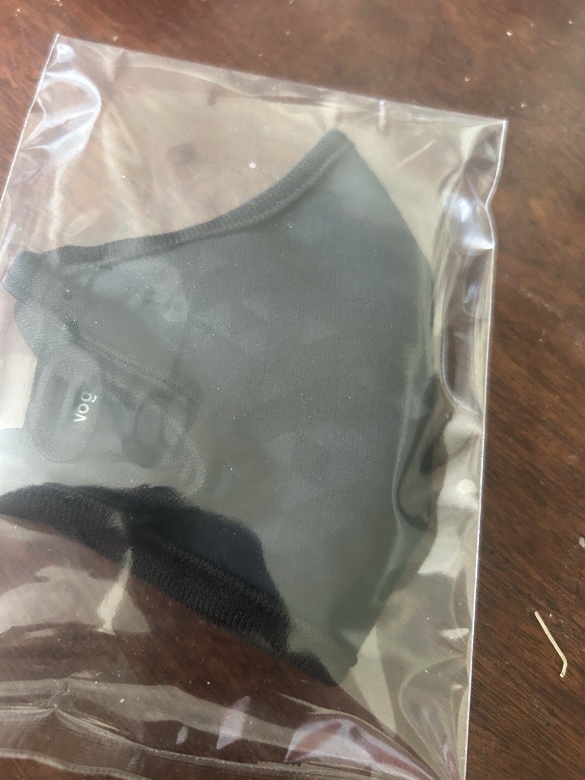 New Vogmask Medium M Filtering Face Mask Reusable Mask Sealed Black on Black