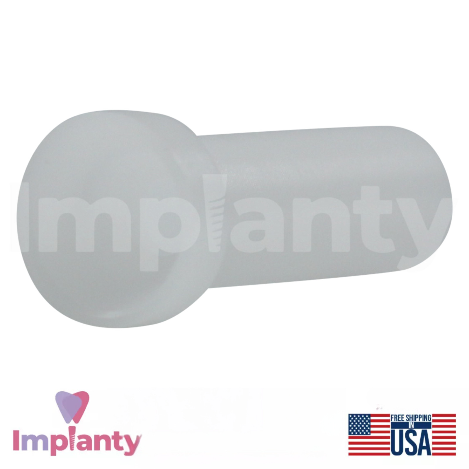 5x Dental Straight Multi Unit NP Conical Connection 2.25mm Plastic Sleeve Set