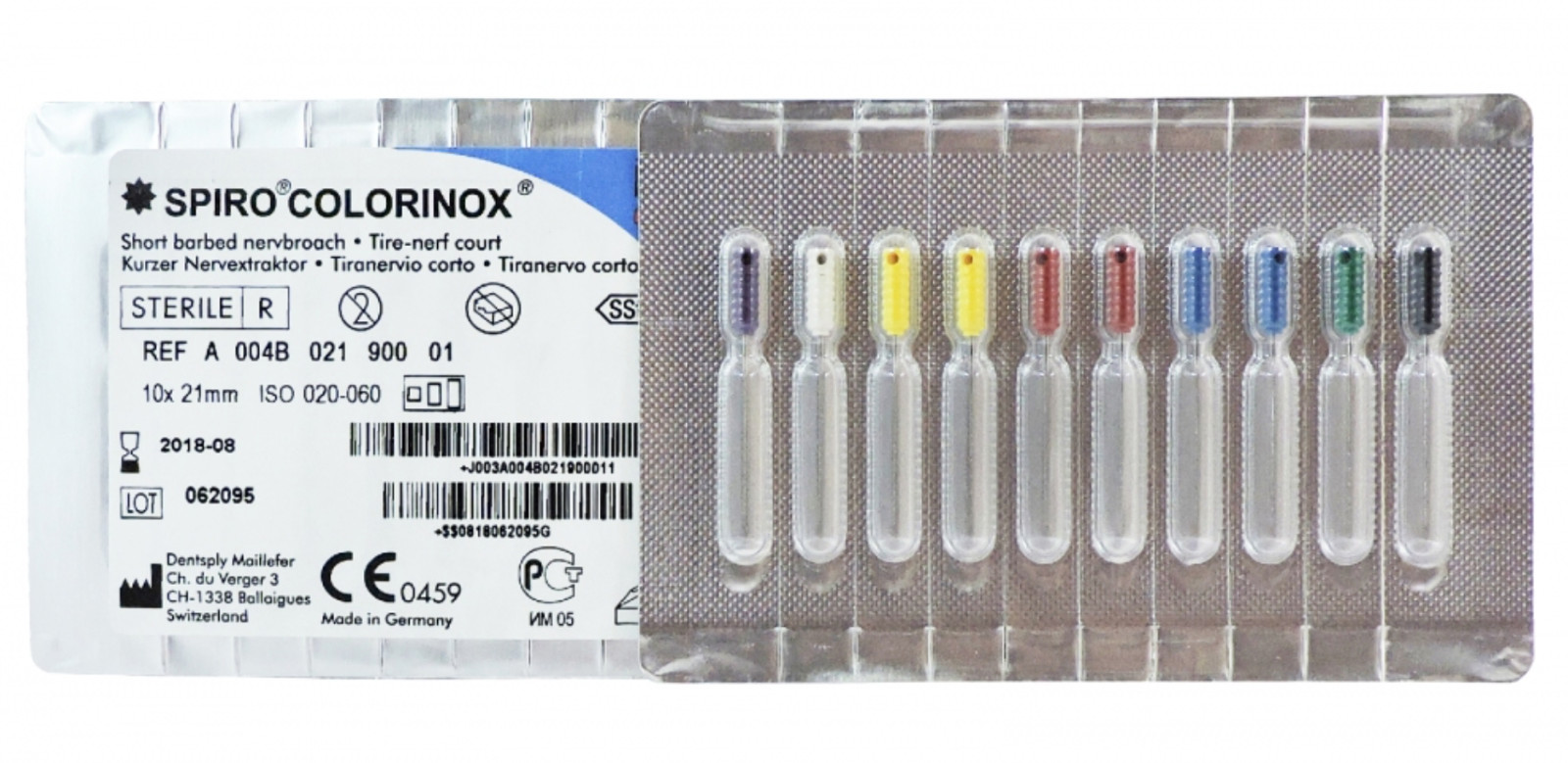 Dentsply barbed broaches 3 pack of 10 All sizes Swiss Made –