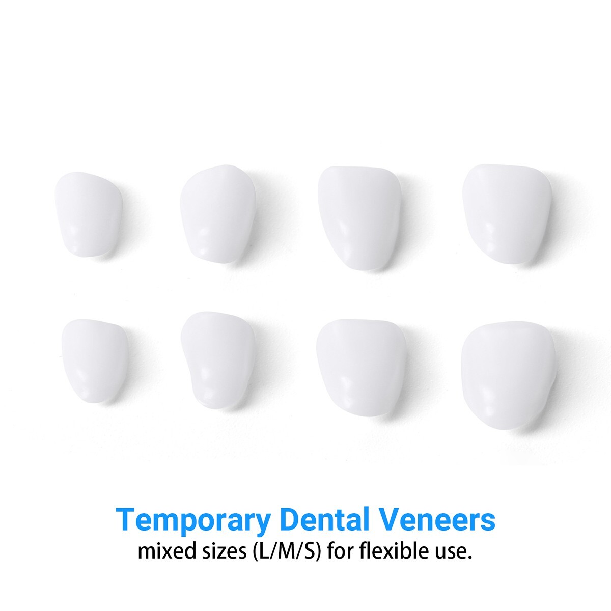 100 Pieces Dental Resin Teeth Temporary Crown Tooth Veneers Whitening Set A1 A2