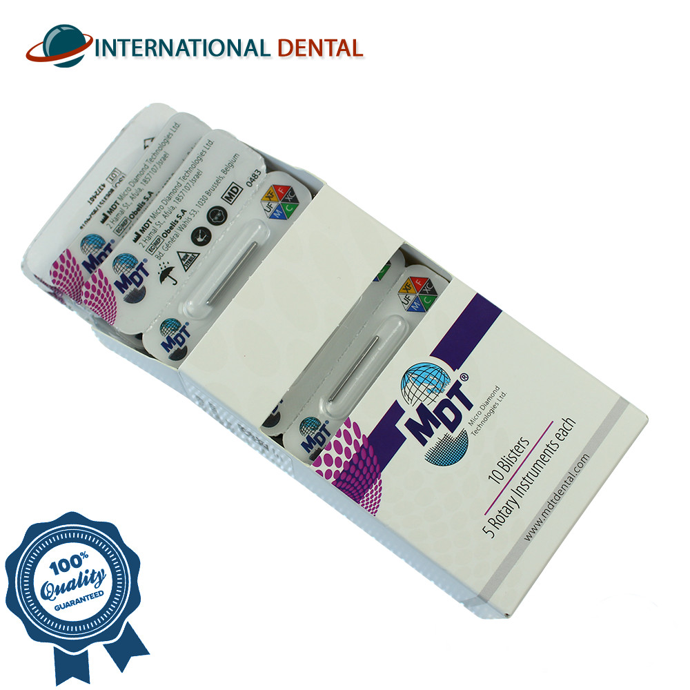 Dental MDT Round End Cutting Diamond Burs 179 FG Medium Grit Restorative Tool
