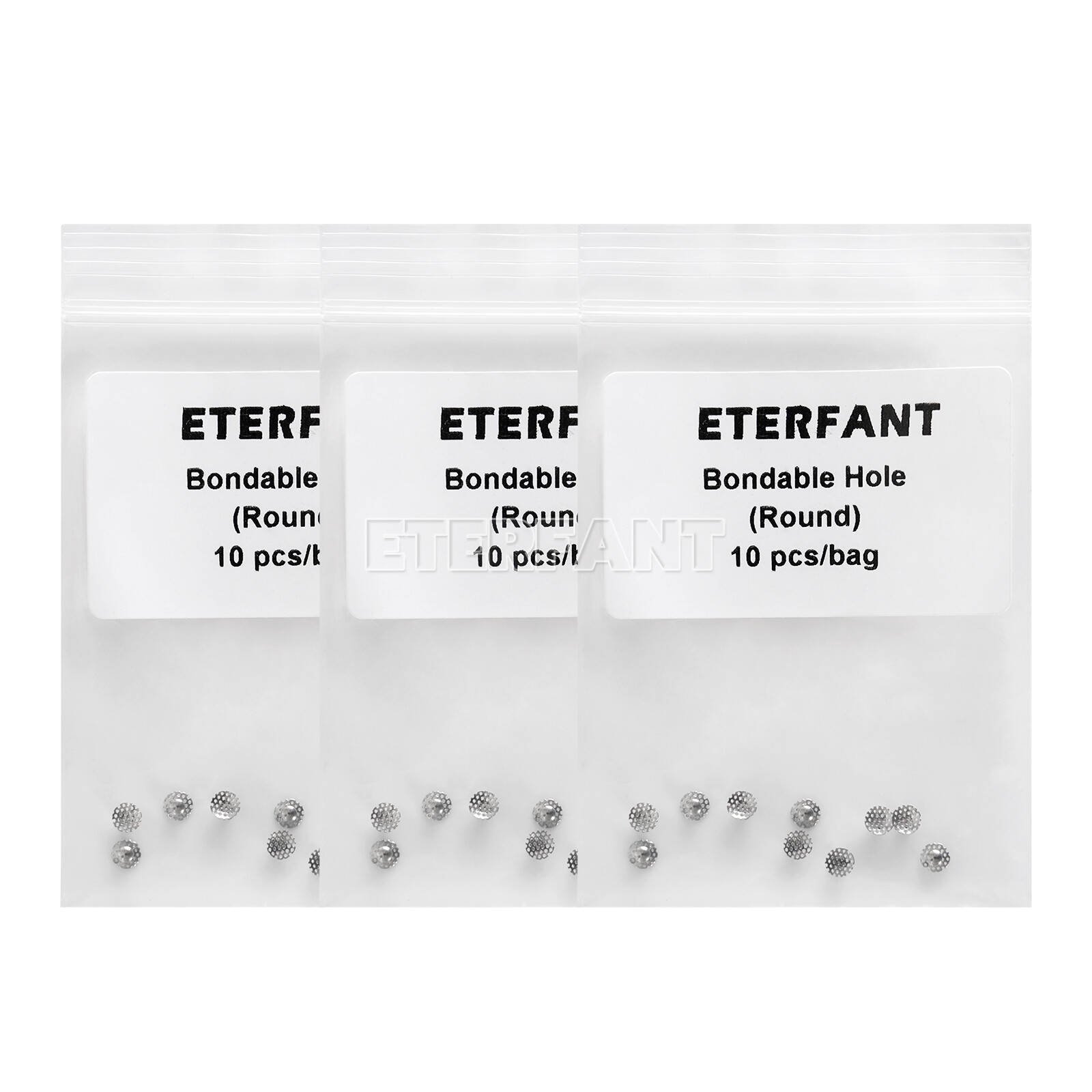 ETERFANT Dental Ortho Lingual Buttons Round/Rectangular/Button Chains Bondable