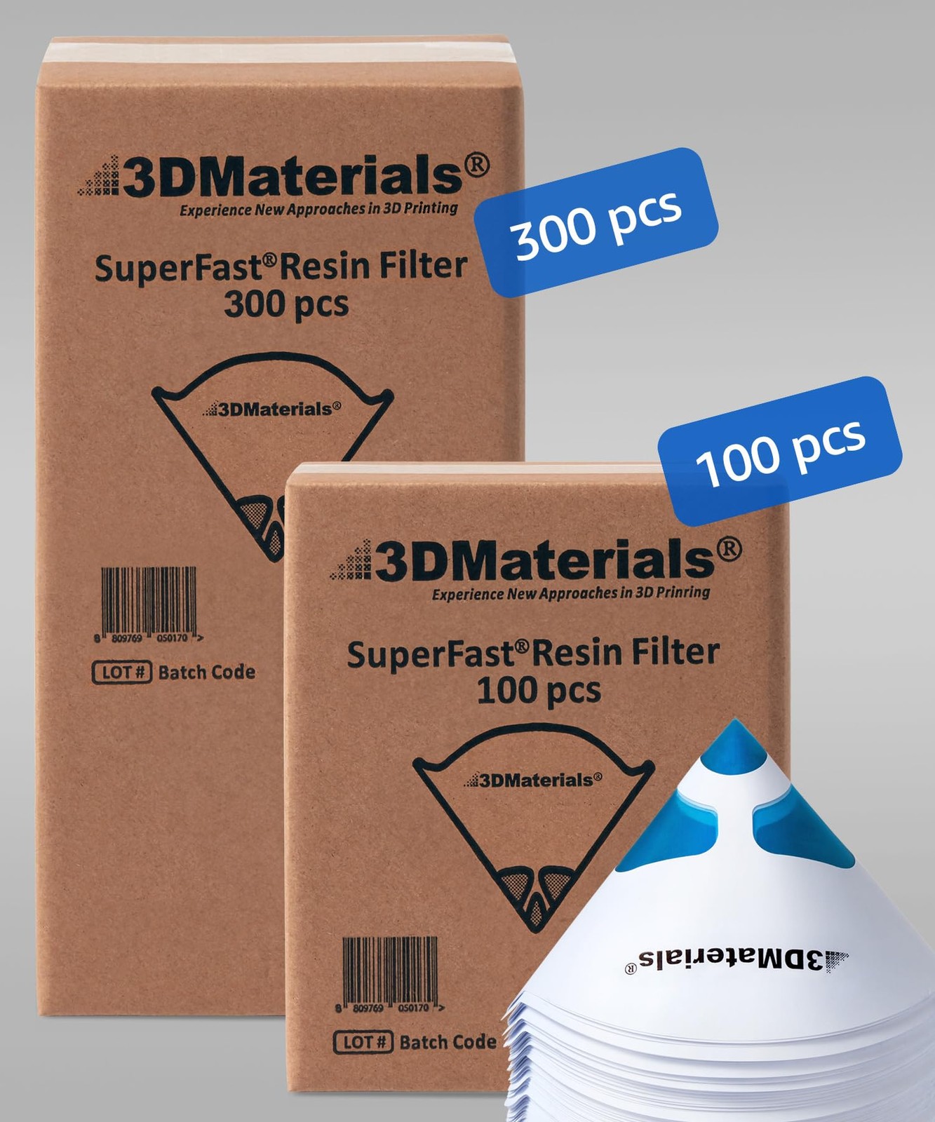 SuperFilter 100 pcs, Disposable Filter, 3D Printer Resin and Paint Strainer, Mad
