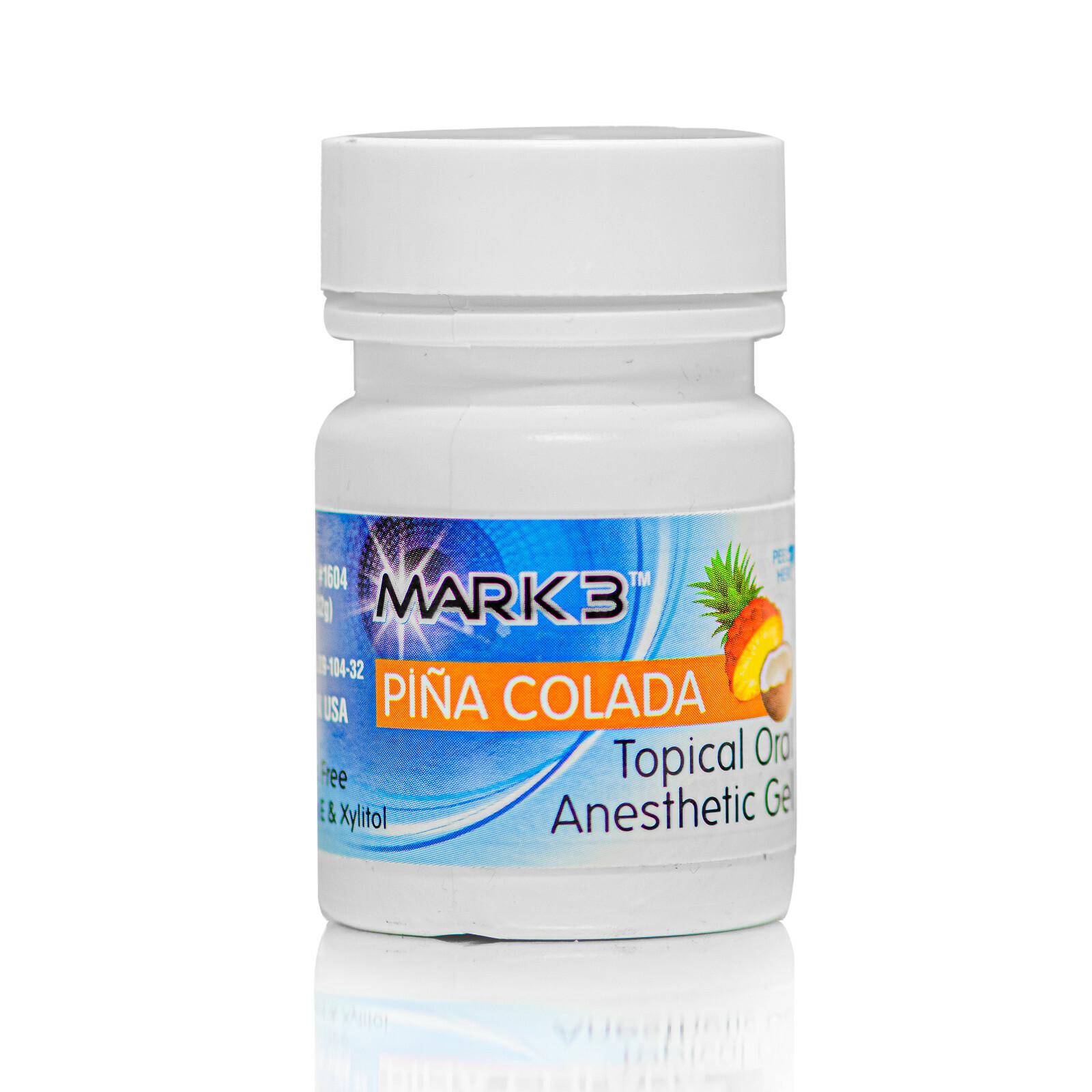 NEW Mark 3 Dental Topical Anesthetic Gel 20% Benzocaine 1oz Jar
