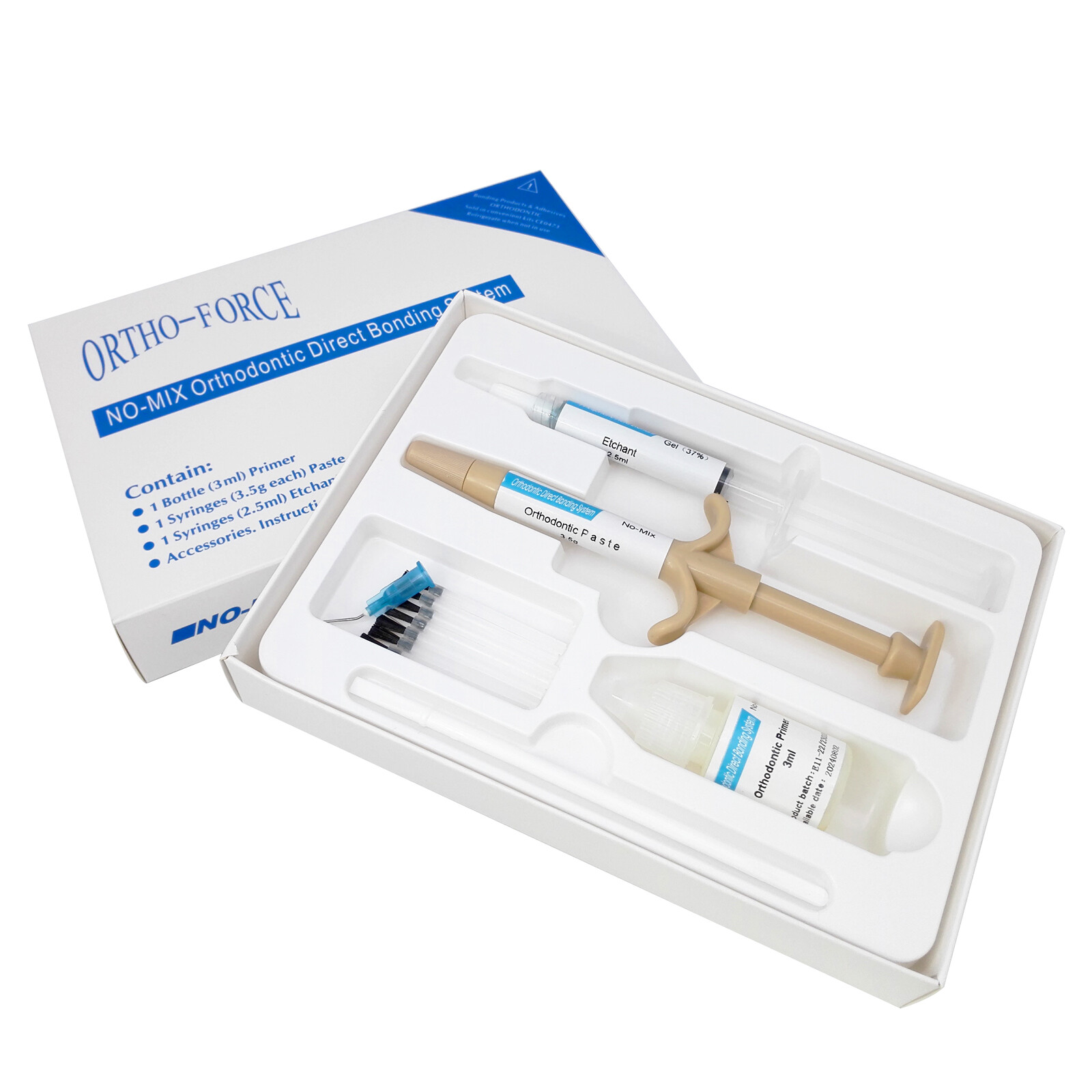Dental Orthodontic Direct Paste Adhesive Bonding Self Cure Composite Resin Kit