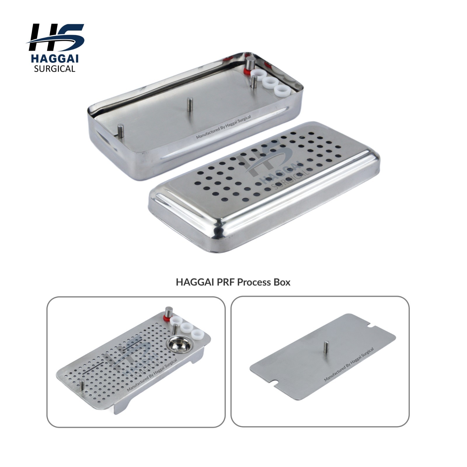 PRF Dental Instruments Kit –Platelet Rich Fibrin Box with Cassette Tray, Forceps