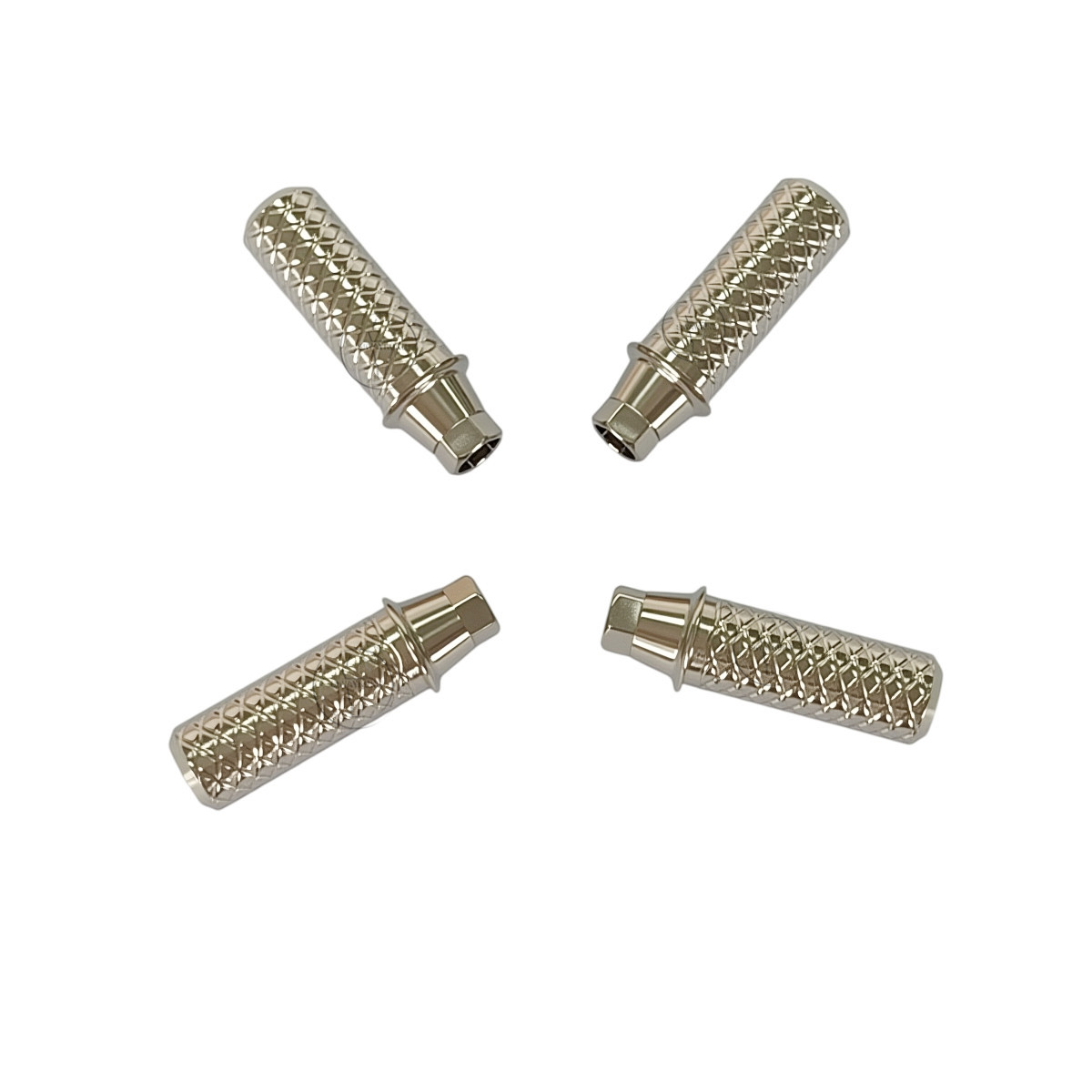 2Pcs Temporary Cylinder Abutment compatible with Hiossen Osstem TS Mini /Regular