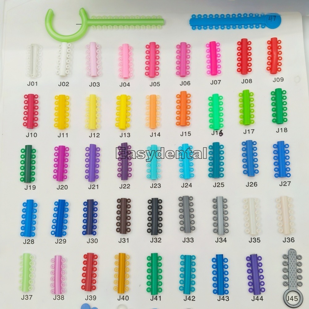 1000pcs Dental Orthodontic Elastic Ligature Tie Ligadura Ortodoncia Rubber Brace