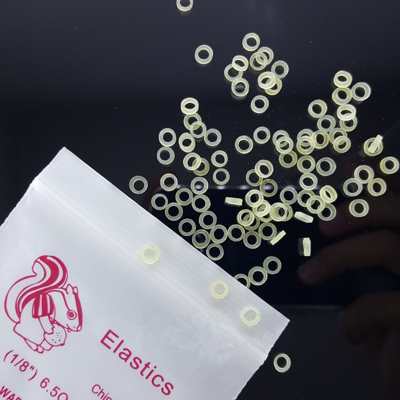 1/8″ X-Heavy 6.5 Oz Chipmunk Dental Rings Orthodontic Elastics Rubber Band Brace