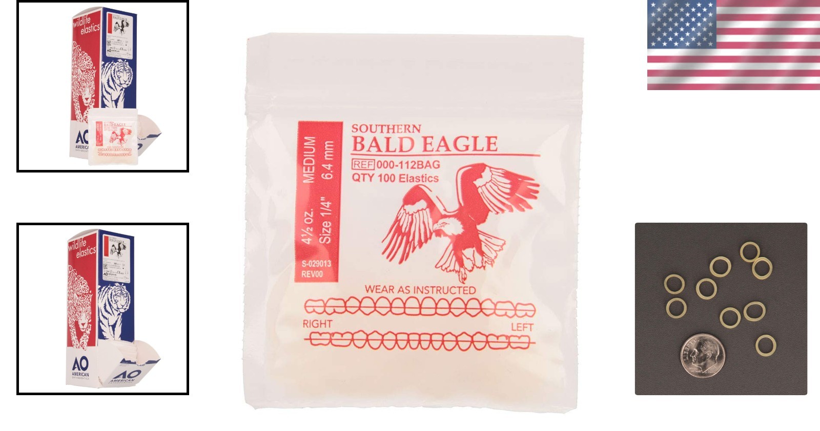 Precision-Cut 1/4″ Elastics: 10,000 Total, Perfect for Engaging Orthodontic Care