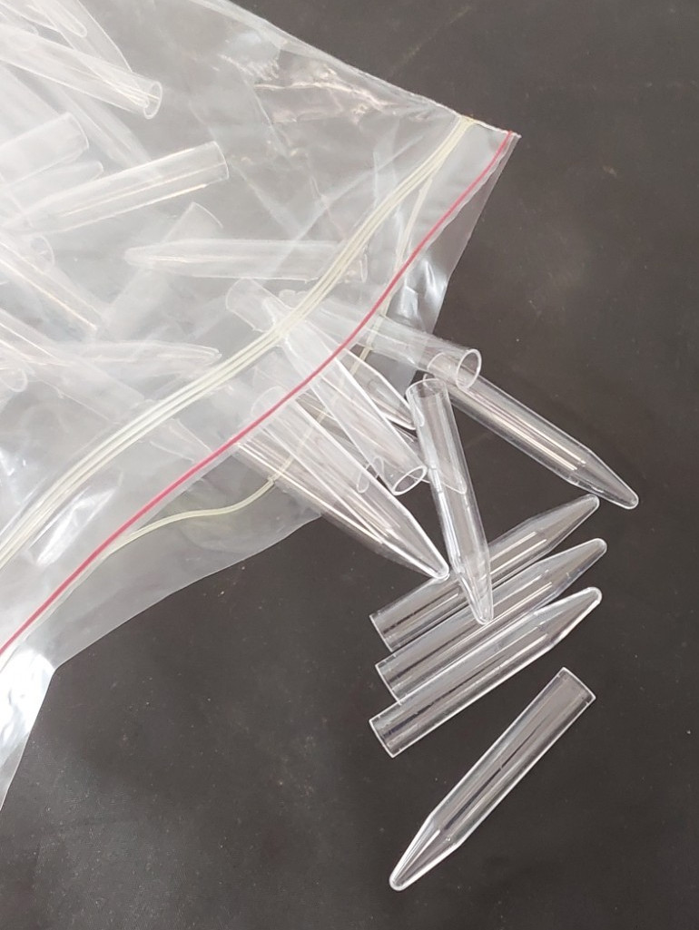 Giant Box of 12x75mm Polystyrene Conical Test Tubes-Big Box!!-11.5LBS