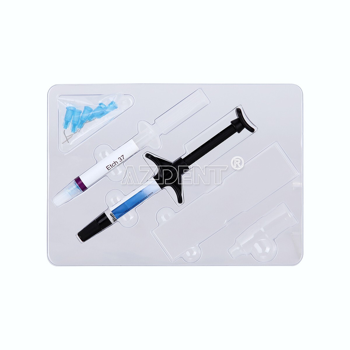 AZ Dental Orthodontic Light Cure Band Cement Adhesive Kit Blue For Bracket