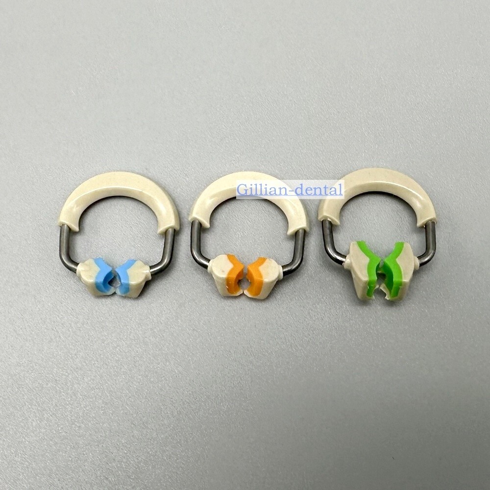 Dental Ortho Sectional Matrix System Nickel Titanium Alloy Matrices Clip Ring